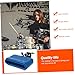 TOYANDONA Professional Cowbell for Drum Set Loud Sound Percussion Instrument Accessory for Musicians Students and Teachers Design with Easy Clean Surface Blue Color
