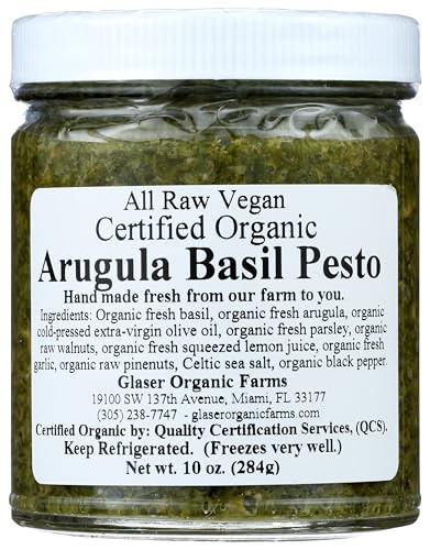Glaser Organic Farms Organic Arrugula Basil Pesto, 8.5 Oz Glaser Organic Farms Organic Arrugula Basil Pesto, 8.5 Oz