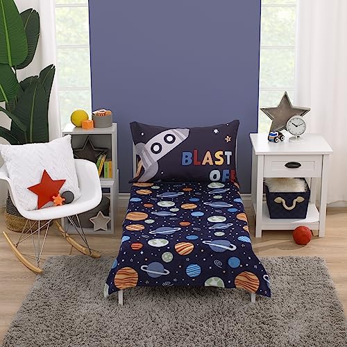 Image of Toddler Blanket Space Solar System for Kids Small Super Soft 40 x 50 Inch, Planets & Stars Travel