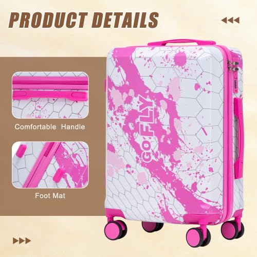 Donext 20 Inch Spinner Carry On Luggage