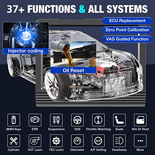 2023 Launch X431 V Pro Elite 4.0 Bidirectional Scan Tool (Same As X431 Pro3S+) ,Online Coding & 37+ Reset For All Cars,Key Immo,Oem Full System Automotive Diagnostic Scanner,Free Update&Free Vag Guide #TOP2