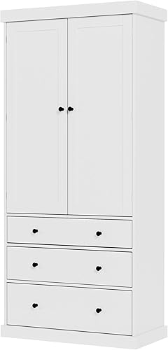 Miniatura 65 de LUMISOL Armario de despensa de cocina de granja de 67 pulgadas de alto, armario de bar de cocina con 4 puertas, 1 cajón y estantes de almacenamiento