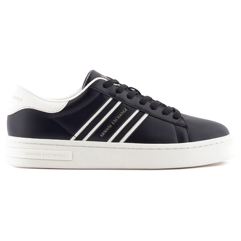 Armani Exchange Damen Black Off White London, Sneaker,Black,35