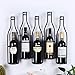 OKMIJN Botellero para Vinos De Pared Vintage Retro Botellero Metálico De Pared para Botellas De Vino para Restaurantes Bares Mobiliario Diario del Hogar