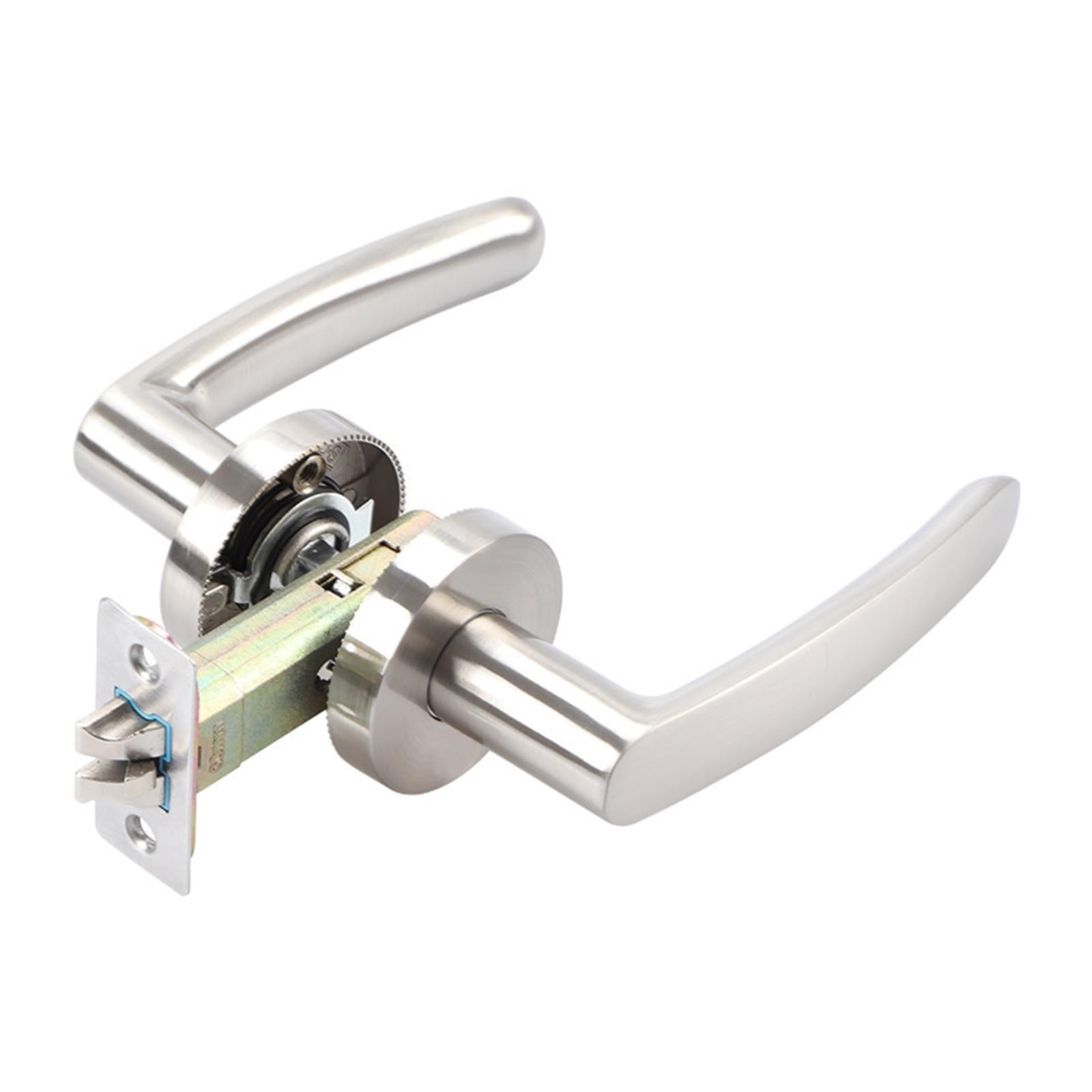 Aepqbgqj One Color Silent Keyless Passage Lock Bedroom Ktv Fire Safety Corridor Handle