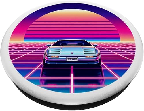 Miniatura 2 de Vaporwave Aesthetic Retro-Futurism Internet Nostalgia 80s PopSockets Standard PopGrip