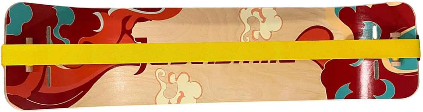 Wooden Balance Board, Balance Training, Slackboard, Skiing, Yoga, Slackline Balance Trainer, Slackboard Core Workout, Home Gym, Standing, Increased Stability, Easy Carry, Exercise Equipment