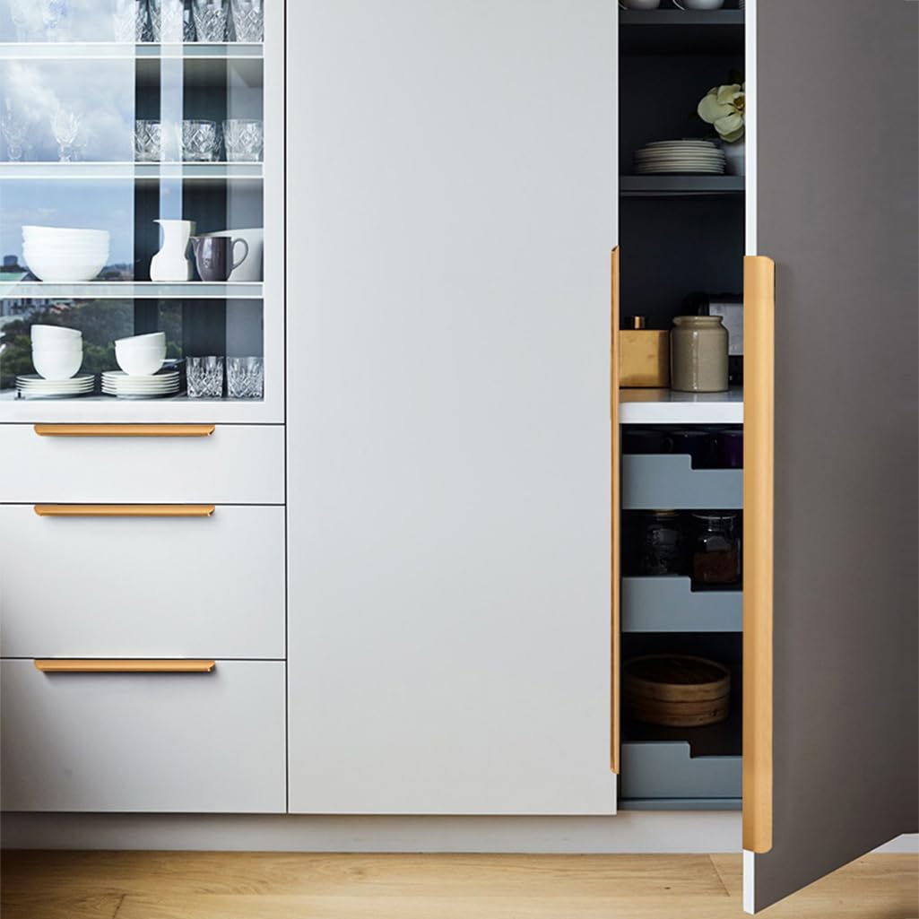 Ukryte uchwyty szafek ze stopu aluminium