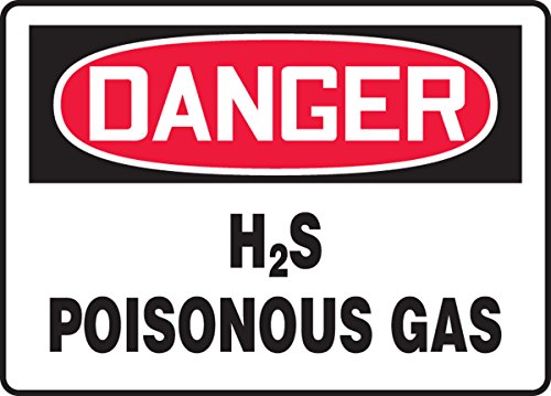 Panneau Danger H2S Ultra Résistant Accuform Accu-Shield Signalétique Durable