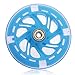 Unbekannt Roues lumineuses LED pour trottinette Rollers 120 mm (Bleu)