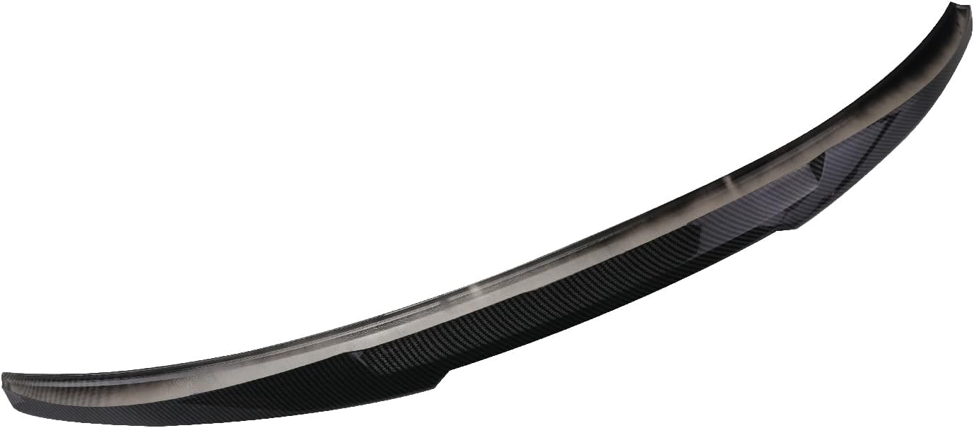 Rear Spoiler Wing Compatible with 2012-2018 BMW F30, 2014-2019 F80 M3,Carbon Fiber Style Trunk Spoiler Wing for 320i 325i 328i 330i 335i 340i 4-Door Sedan
