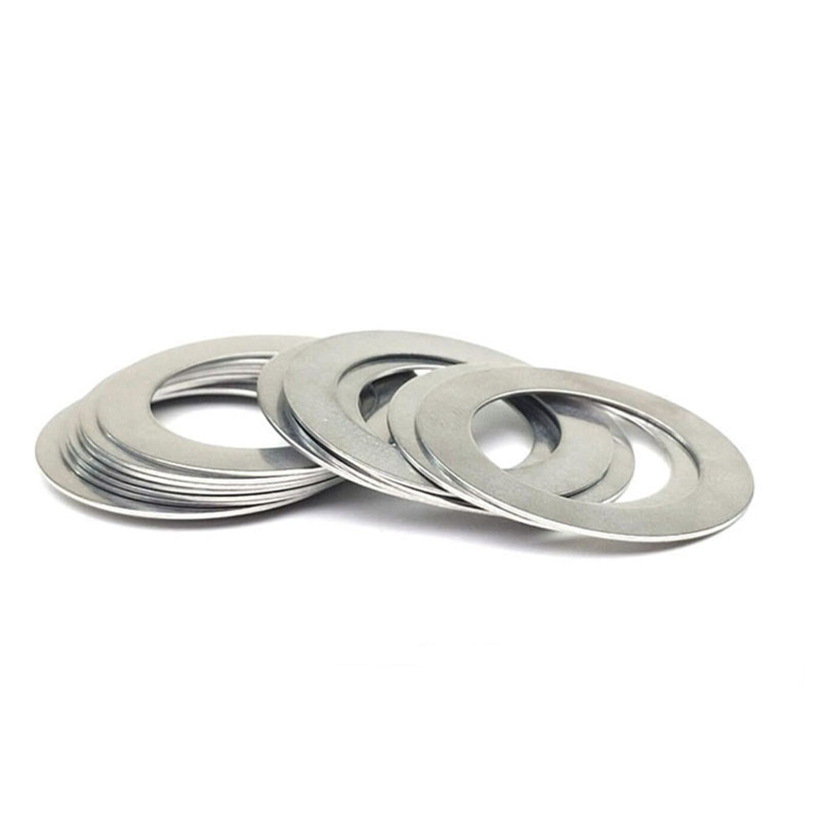 KALESYUJIN-40PCS S:0.1-10pcs/0.2-10pcs/0.3-10pcs/0.5-10pcs DIN988 Metal Shim Washers Stainless Steel Ultrathin Gasket Thin Flat Washer (29 * 37)