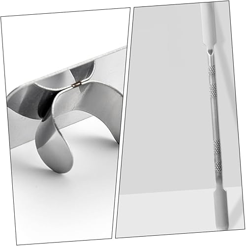 Makeup Artist Tool Stainless Steel Makeup Palette Mixing Plate Spatula for Foundation Nail Art