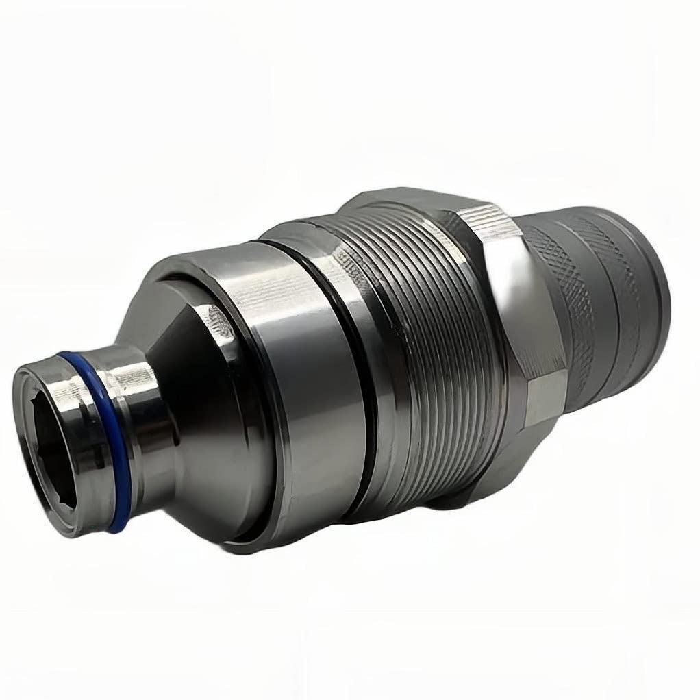 48mm Hydraulic Flat Face Female Quick Coupler Skid Steer Loader for 4BD4FH Cartridge Manifold Block Aftermarket Replacement Bobcat 7246802 | Kubota V1311-77150