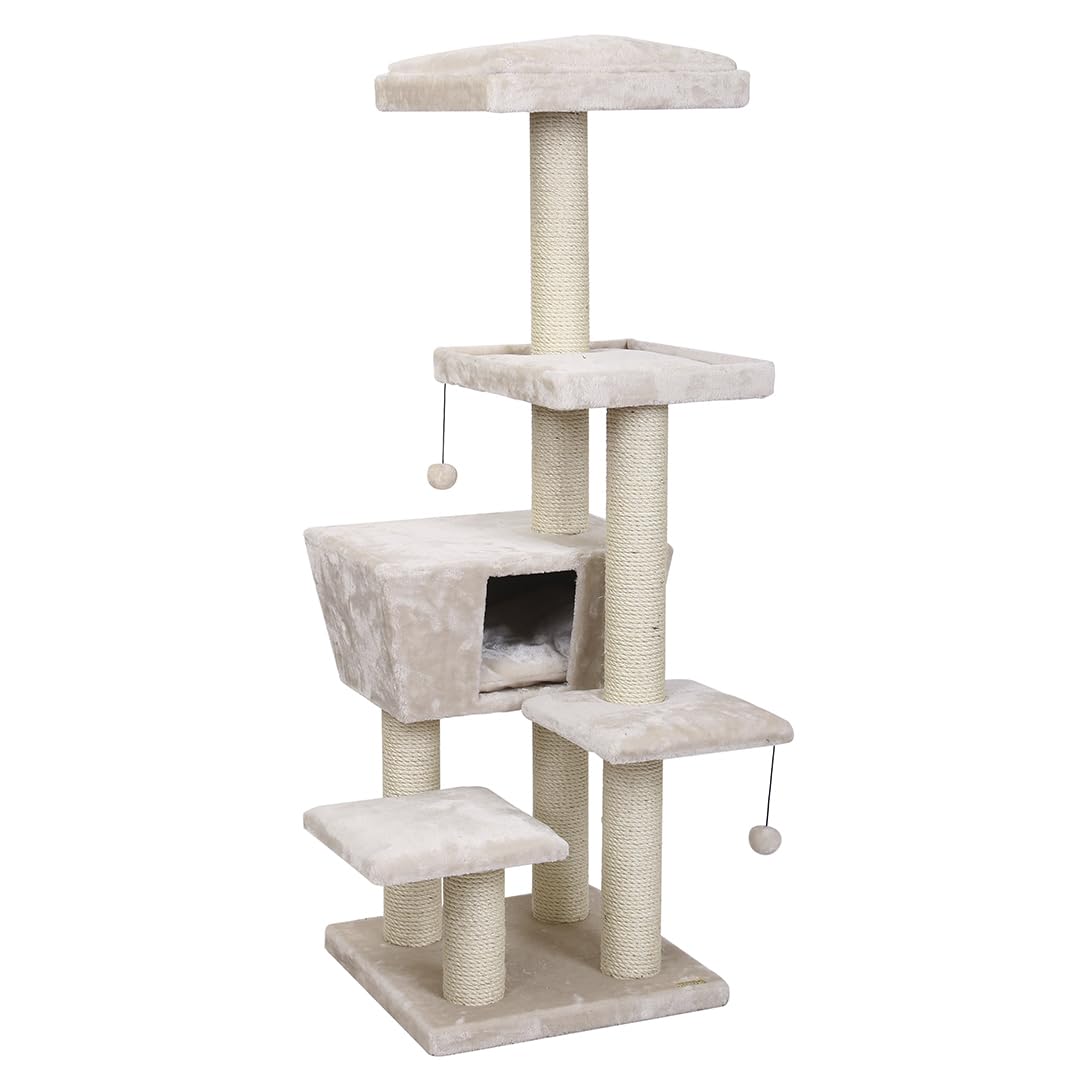 Europet Arbre À Chat Trend North Dakota 48x48x141cm/cream
