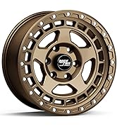 RockTrix RT115 17 inch Wheel Compatible with 01-21 Toyota Tacoma 6x5.5" (6x139.7) Bolt Pattern, 1...