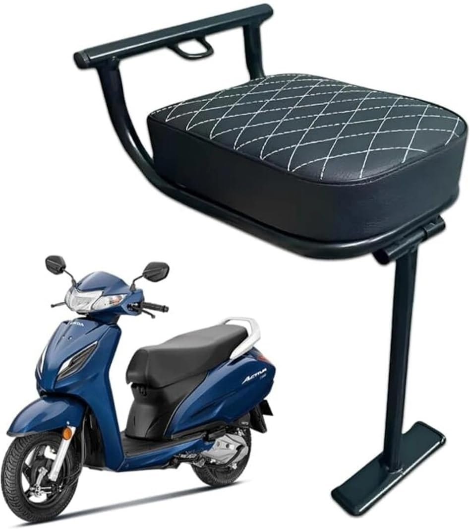 Scooter Front Baby Seat Scooty Child Sitting & Foldable Comfortable for Kids for Activa Jupiter Aviator Dio Mastro Access 125 Maestro burgmam Hero Duet Scooties-image-33