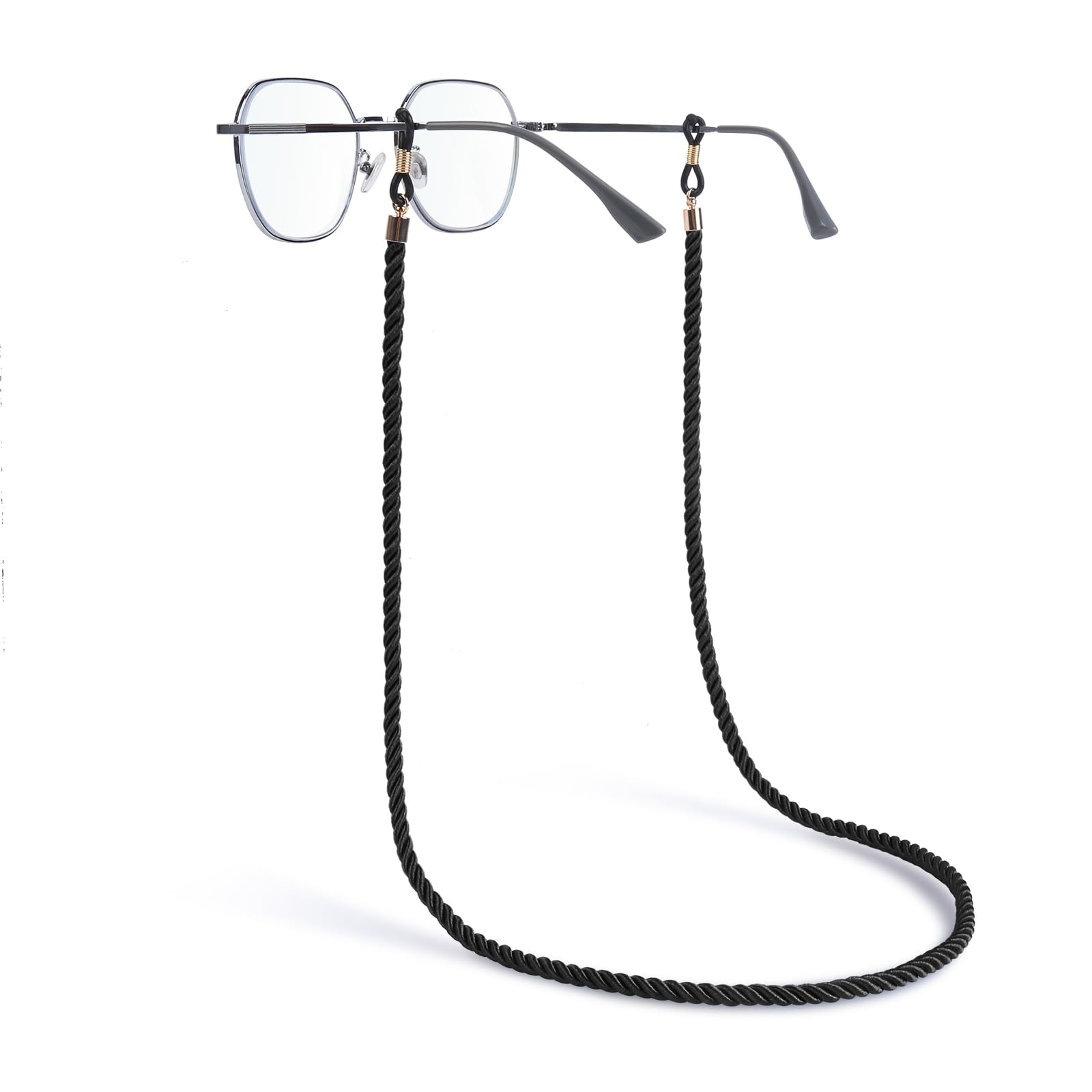 Payivsve Cinta para gafas de sol, correa larga para gafas de sol y presbicia, cadena de gafas para colgar, anticaída, Länge 76cm