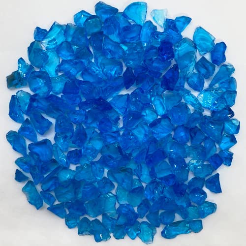 Amazon.co.jp: 水色 大粒 100g 琉球ガラスのかけら カレット