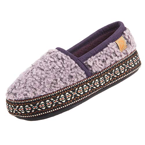Acorn Unisex-Kid's L'il Woven Trim Moc Slipper
