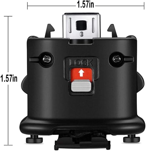 Miniatura 2 de Wii Motion Plus Adapter, 2 Packs Upgraded Motion Attachment for Wii Remote Controller (Black)