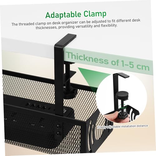Rack de rangement câble sans perçage à fixation rapide - 8