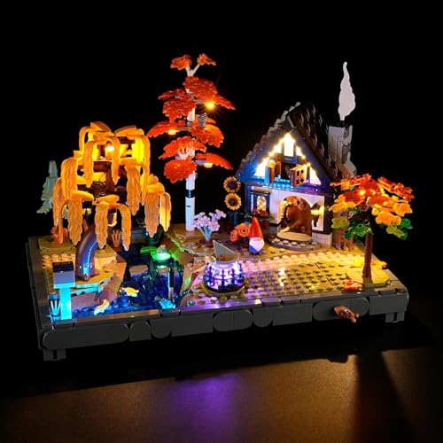 Image of LED Light Kit for Lego 11372 Autumn Cottage Garden Set,Compatible with Lego 11372 Building Blocks Model(Not Include Blocks Set)
