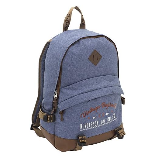 F 23 Heritage Mochila tipo casual, 45 cm, 24 liters, Azul (Blau meliert)