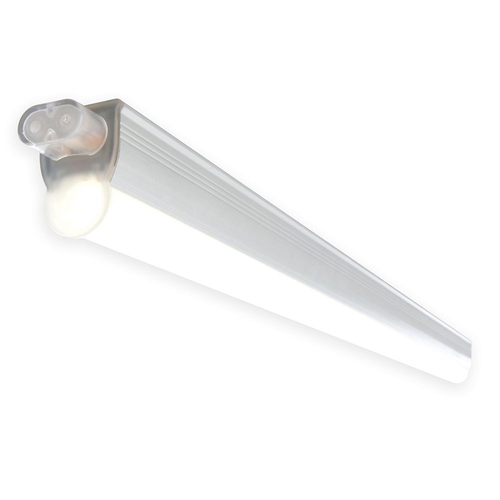 LITECRAFT Logan Under Cabinet Integrated LED Light - Aluminium (Cool White, 113 cm)
