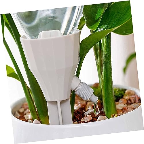 自動給水キャップ 水やり当番 自動水やり器 自動給水器 植物 じょうろ 水遣り機 自動散水システム おしゃれ リサイクル 室内 自動散水用具 自動灌水 分量調節 点滴灌漑 鉢植え 植物 盆栽 野菜 園芸 ガーデニング 園芸 植物 盆栽 野菜 留守に適用 3個セット ベージュ 3個入