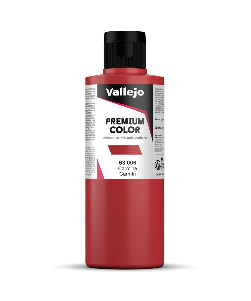 Vallejo AV Premium Color - 200ml - Opaque Carmine