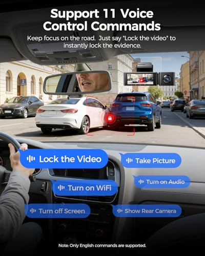 Image of Dash Camera Mirror Mount Holder Kit, Dash Cam Mount for AZDOME M01 Pro, M01 Max, GS63H, GS63H Pro, GS63Pro Car Camera