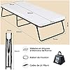 Skandika Lit de Camp Bodo| Lit de Camp Double pour 2 Personnes, Lit de Camping Pliable, supporte jusqu'à 250 kg, Lit d'appoint | Lit de Camping pour l'extérieur, Le Balcon, Le Jardin