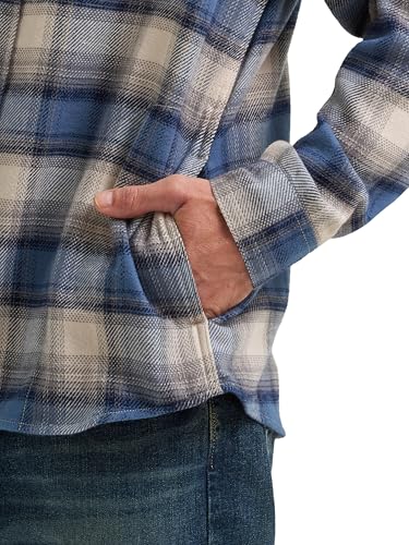 Wrangler Authentics Men's Long Sleeve Flannel Shirt Jacket4