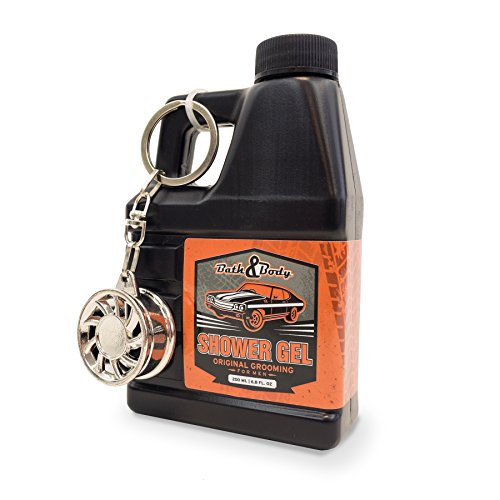 Duschgel für Männer im Deko-Kanister 200ml Bath & Body Services Auto Geschenk (Bath & Body Muscle Car)