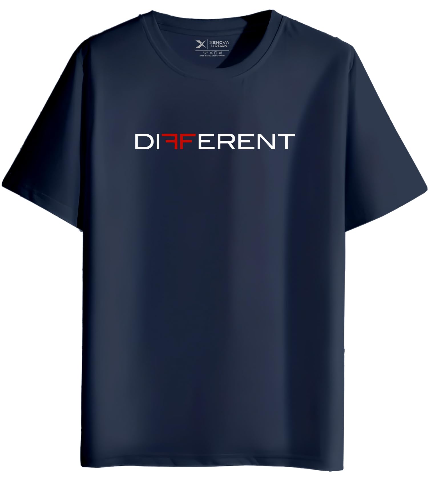 xenovaurban Men's Cotton Printed Regular Fit T-Shirt | Stylish Round Neck Graphic Tshirt - RN-DIFFERE1-picture-42