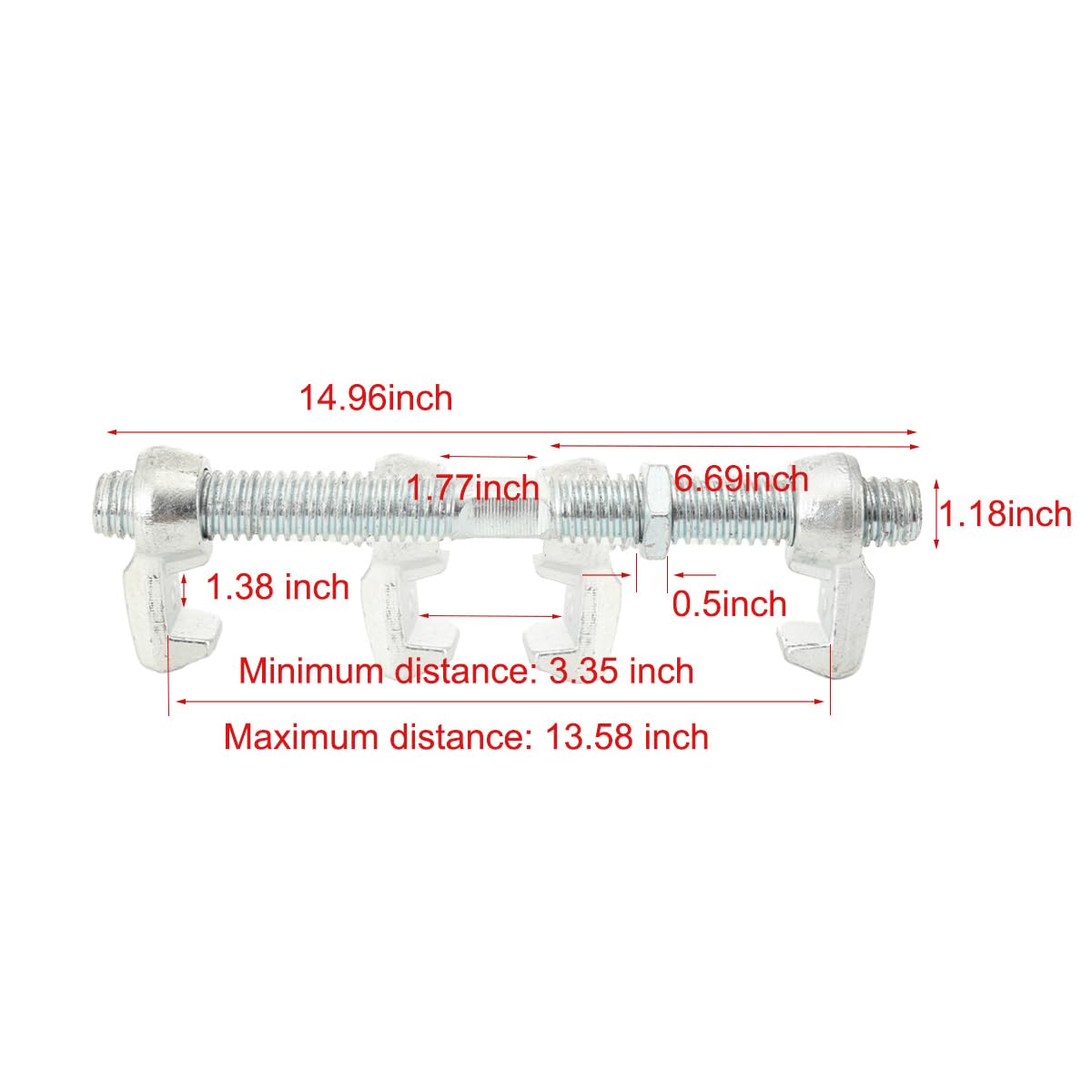 380mm Versandcontainer Brücke Fitting Clamp Connector For Cargo Stacking Scenario 4 Stück Beschlag Klemme Versandbehälterklemme Schraubklemme Für Secure Transport