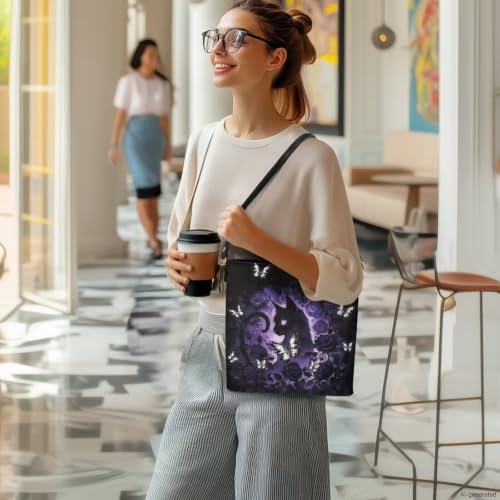 Image of HUGS IDEA Boho Bags for Women Leather Handbag Shoulder Bucket Crossbody Purse