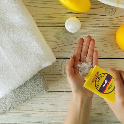 Image of Foot Deodorant Powder, Long-Lasting Effect, 2-Pack of 7.05 Oz Powder Bottles