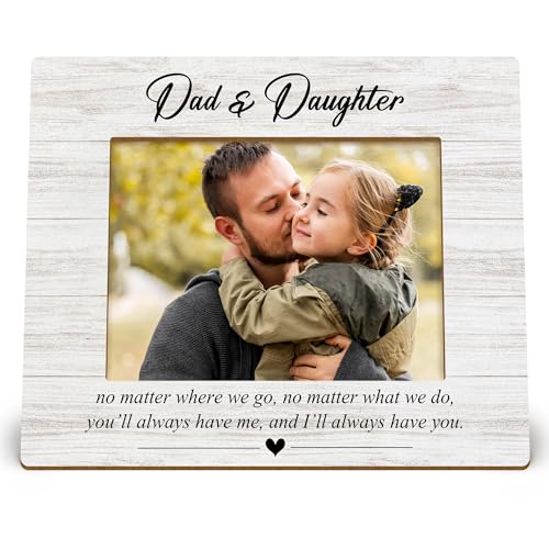 DIENADFX Dad and Daughter Picture Frames, Christmas Fathers Day Dad