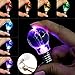 Price comparison product image Gaddrt Mini Cute 7 Colors Changing LED Flash Lights Mini Bulb Torch Key Chain Lamp Bulb Keychain Toy