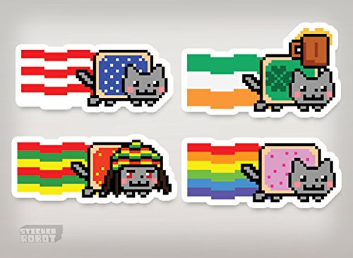 Nyan Cat Sticker Pack : Amazon.sg: Toys