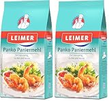 LEIMER Panko Paniermehl 1kg - Für eine zart knusprige und locker leichte Panade im Asia-Style (1 x 1kg) (Packung mit 2)