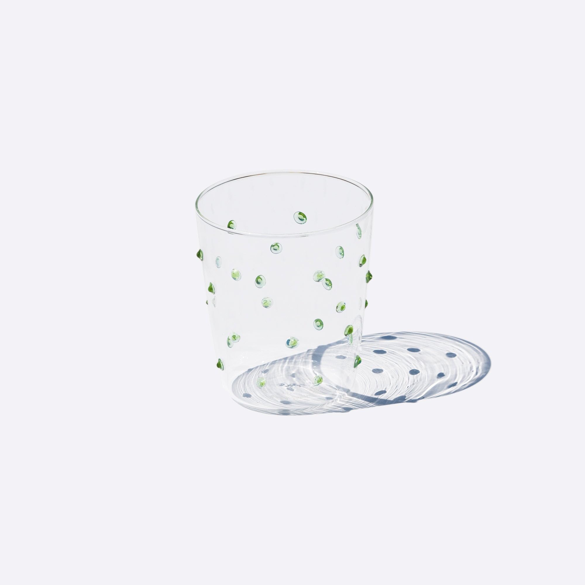Trinkglas Zafferano Party Tumbler grün 45 cl Set 6 Stück aus Glas