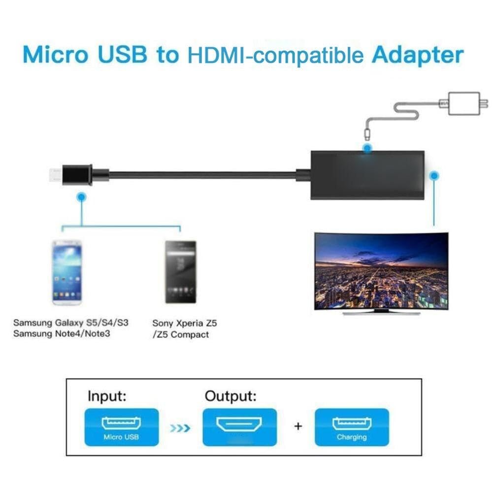 Amazon | FOR MHL HDMI 変換 アダプタ Micro USB to HDMI 接続アダプタ