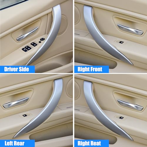 Image of Jaronx for BMW Door Handles Replacement for 320i,325i,328i,330i,335i,340i | F30 /F31 /F80 M3, 4PCS Driver Side and Passenger Side Interior Door Pull Handle Replacement(NOT for 4 Series)