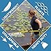 Jenlis Razer Rake Heavy Duty Collapsible Aluminum Lake Rake for Removal of Weeds, Leaves, & Floating Scum, Shoreline & Beach Landscaping Tool