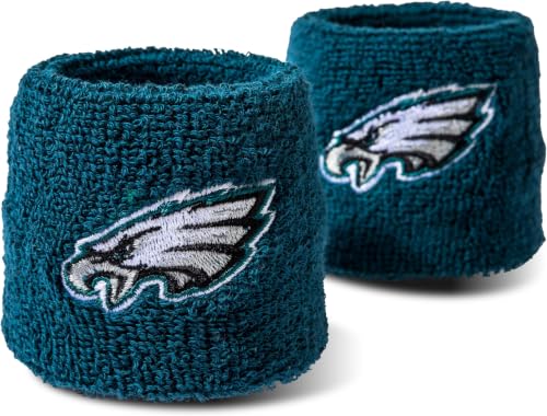Image of Franklin Sports NFL Team Logo Wristbands - Pair of Youth Wristbands for Costumes and Uniforms