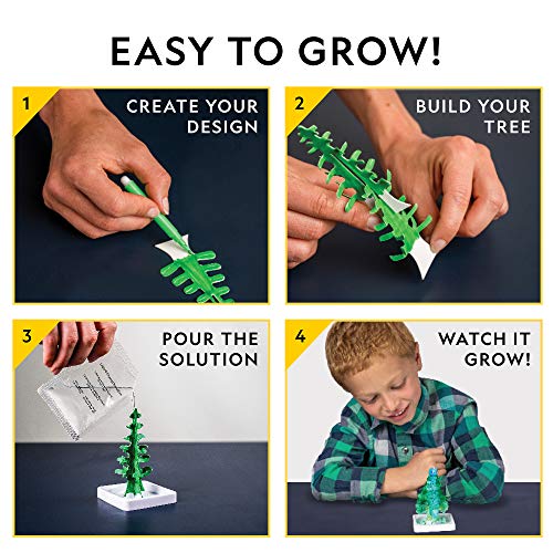 National Geographic Craft Kits for Kids - Crystal Growing Kit - Grow a Crystal Garden in Just 6 Hours, Educational Craft Includes Art Project, Geode, STEM Arts and Crafts for Girls (Amazon Exclusive) - Image 4