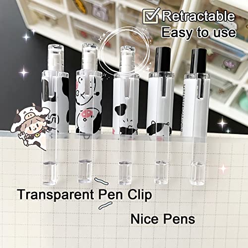 Bolígrafos Gel Negro 0.5mm Pack de 6 Kawaii Cute Pens miniatura 3